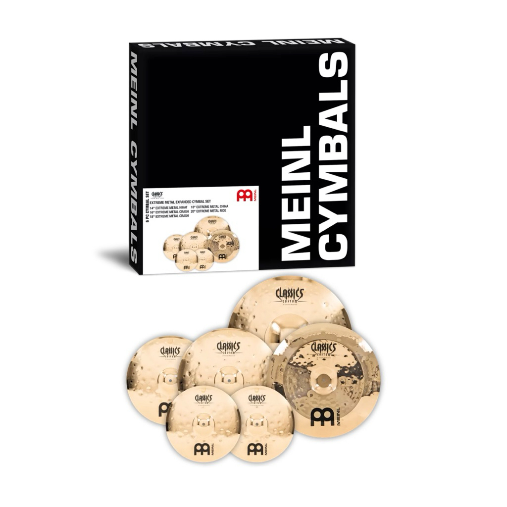 MEINL Cymbals Classics Custom Extreme Metal Expanded Cymbal Set (CCEM-CS1)