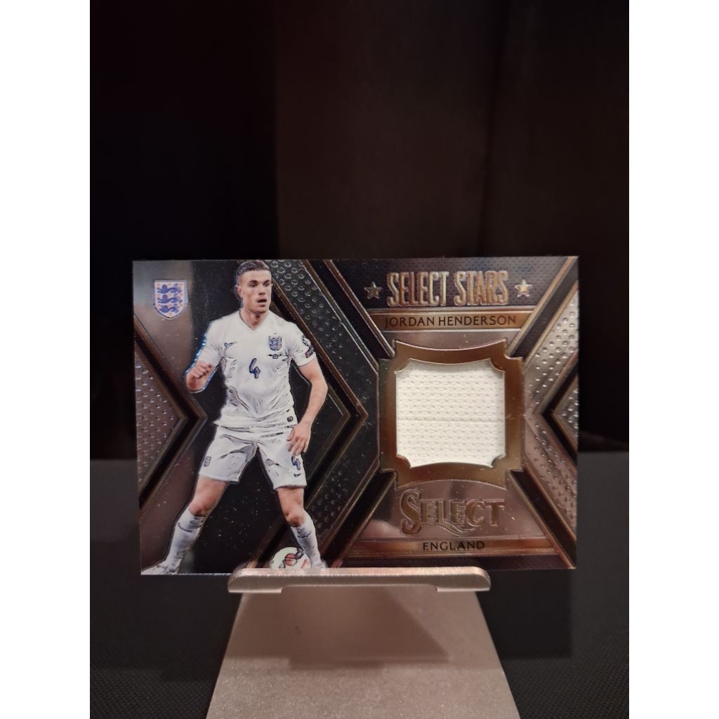 2015-16 PANINI - SELECT SOCCER : PLAYER WORN MATERIAL / JORDAN HENDERSON_ENGLAND [055/199]