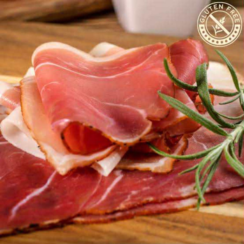 แฮมเยอรมันอาเลมาเนียหั่น 100 กรัม German Alemania Ham Sliced 100g