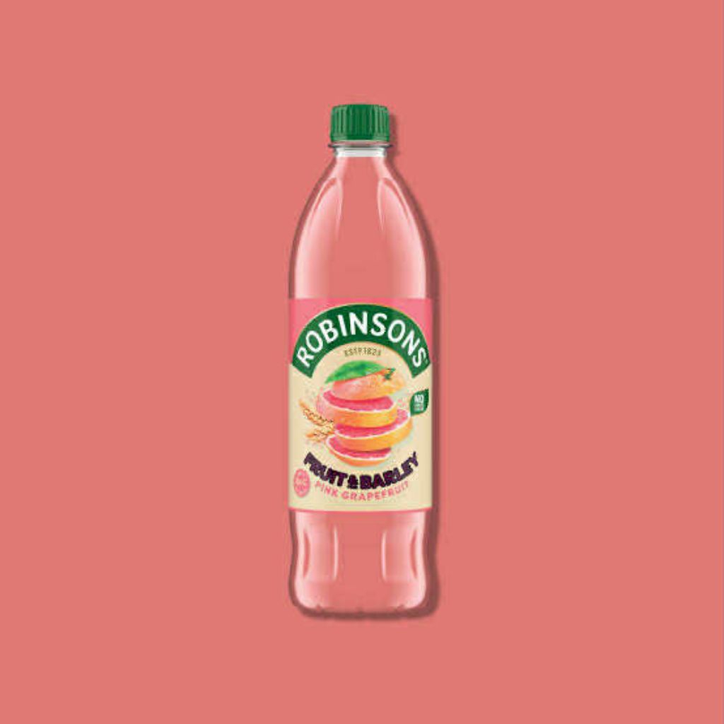 Robinsons Fruit and Barley Pink Grapefruit 1L น้ำผลไม้บาร์เลย์ รสพิ้งค์เกรปฟรุต จากอังกฤษ