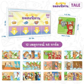 (4 steps sequencing) เกมเรียงลำดับ เรียงเหตุการณ์ 4 ภาพ KP