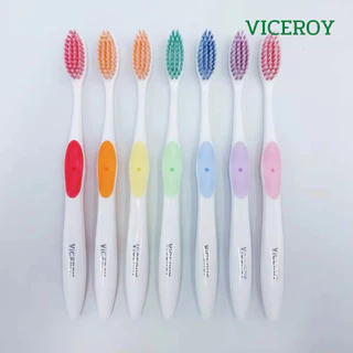 แปรงสีฟีน ViceroySuperSpiral ขนแปรงนุ่ม (คละสี 7 สี) แป้นม่วง package ใหม่