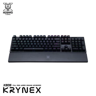 คีย์บอร์ดเกมมิ่ง Nubwo X806 Mechanical Keyboard Blue Red Switch ประกัน 2ปี