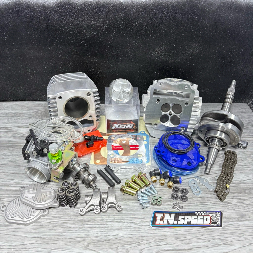 ชุดเวฟ125iปลาวาฬ  -LED/Msx 4วาล์ว ชัก3 ลูก KDR ขนาด 66/67+ข้อเหวี่ยง+ปะเก็นมิเนียม[พร้อมส่ง]สินค้าคุ