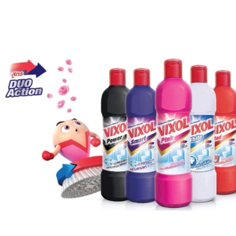 VIXOL น้ำยาล้างห้องน้ำ 900ML. แพ็คคู่