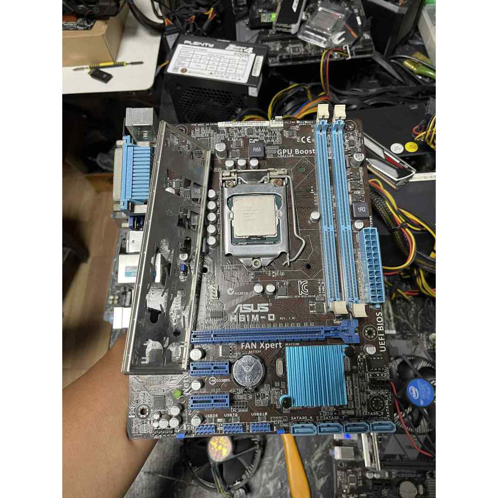 ชุดเมนบอร์ด CPU I5-3470 + MB H61M-D ASUS