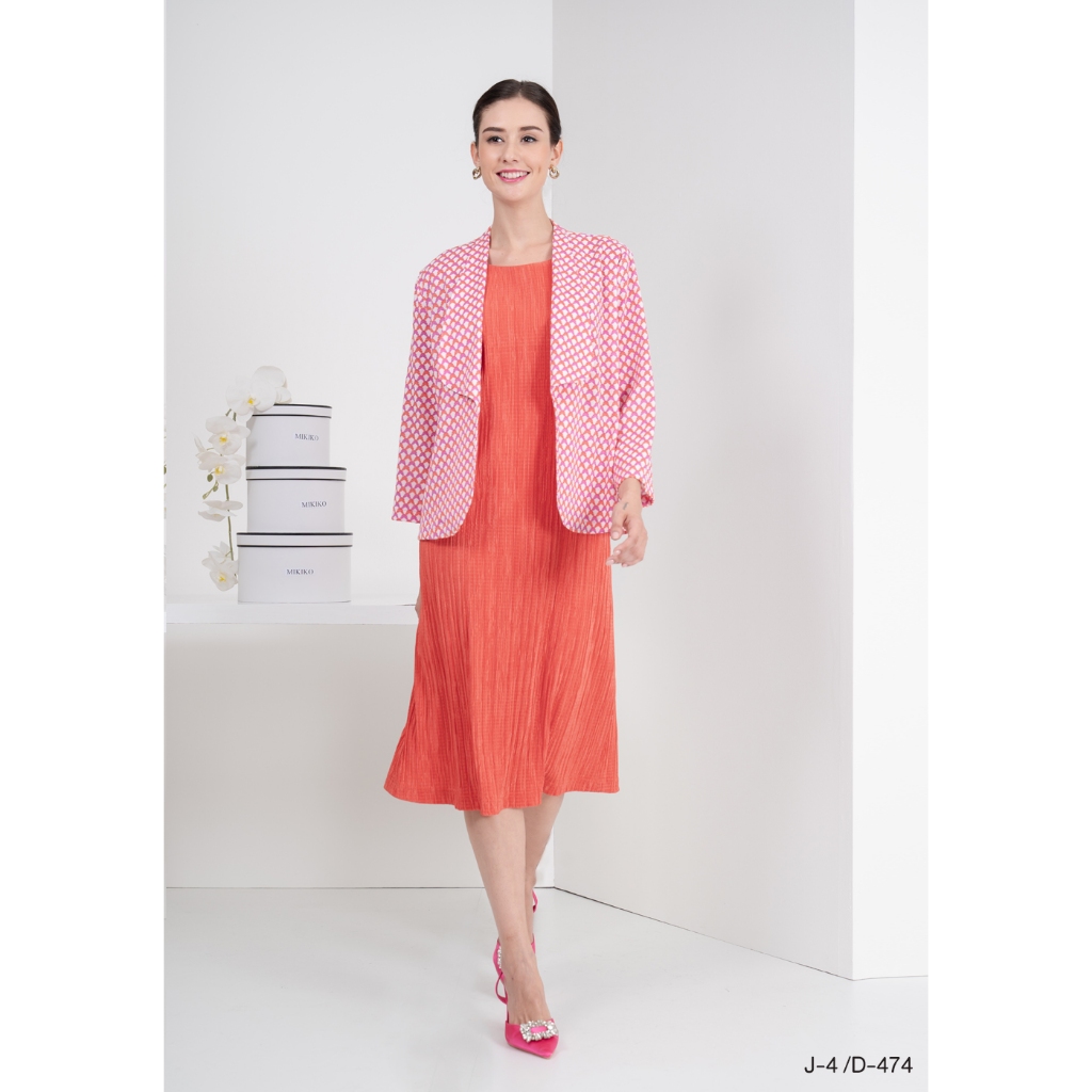 MIKIKO Jacket MI-J4 ยืดแฟนซี แขนยาว IGPU25-10