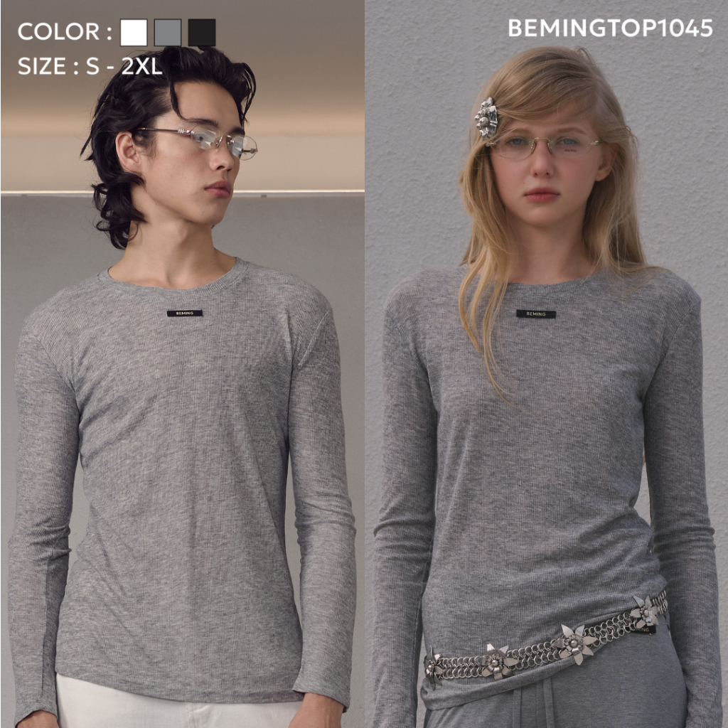 Bemingtop1045(S-2XL)-BMG Basic Longsleeve – เรียบ เท่ สบาย ใส่ง่ายได้ทุกเพศทุกวัน