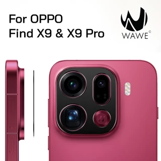 [ส่งจากกทม.] กันรอยเลนส์กล้อง Oppo Find X9/X9s และ Find X9 Pro วัสดุแผ่นอลูมิเนียมสีดำด้านและสีแดง ปกป้องกล้องตัวเทพ