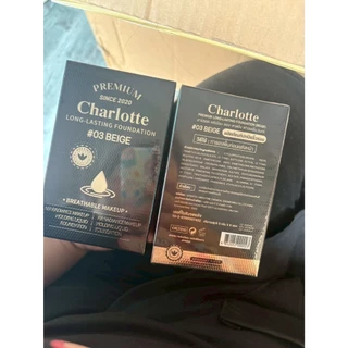 [แบบซอง] รองพื้นชาร์ลอต พี่หนิง มี 3 เฉดสี ปกปิด คุมมัน ผิวเนียน Charlotte Premium Long Lasting Foundation