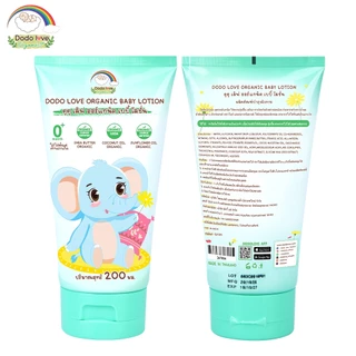DODOLOVE Organic เบบี้ โลชั่น โลชั่นทาผิว ออแกนิค บำรุงผิวลูกน้อยให้เนียนนุ่ม ชุ่มชื้น แรกเกิดใช้ได้