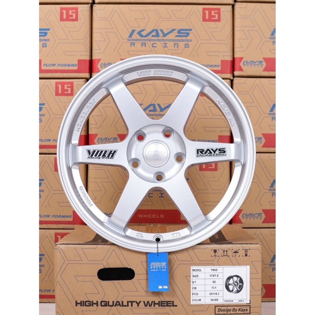 Te37 5/114 17"x7.5 สินค้าเป็นราคาต่อวง