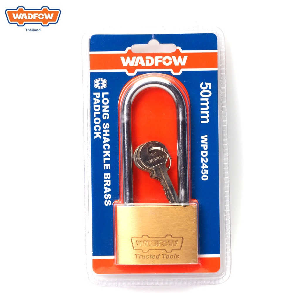 WADFOW WPD2450 กุญแจสปริงทองเหลืองคอยาว 50mm