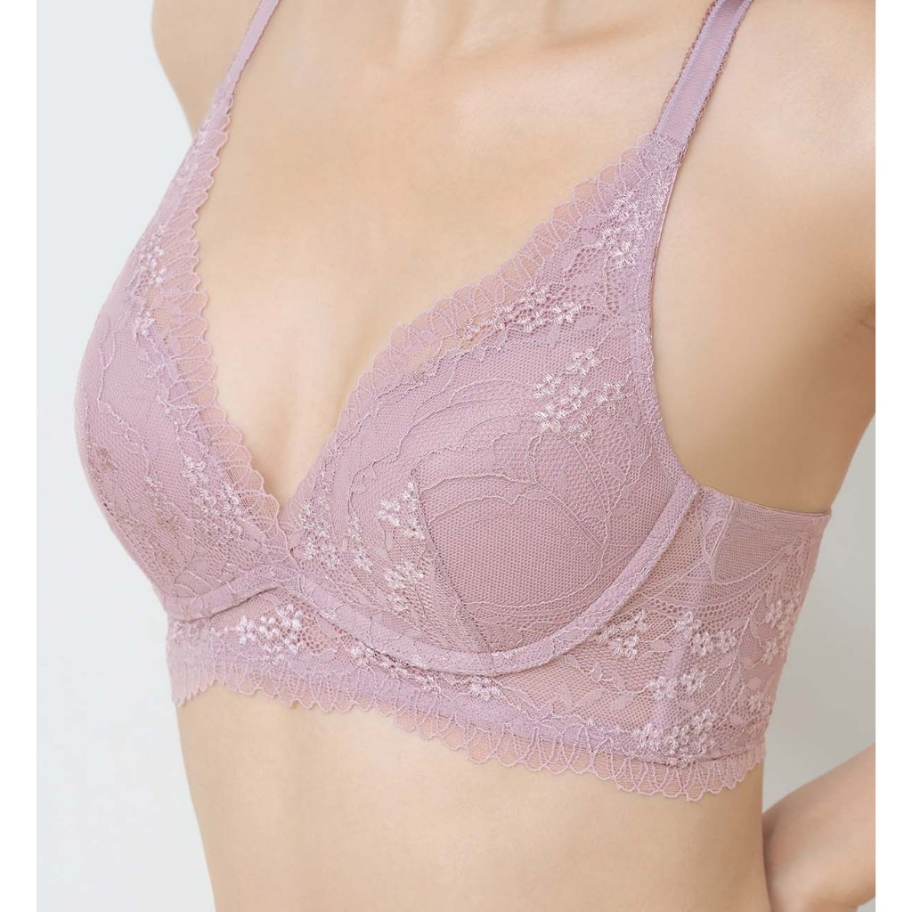 Triumph เสื้อชั้นในดันทรงแบบไม่มีโครง รุ่น Tri AirLite Delight HU DV-R รหัส 10223204 สีม่วง 4239 — صورة 5