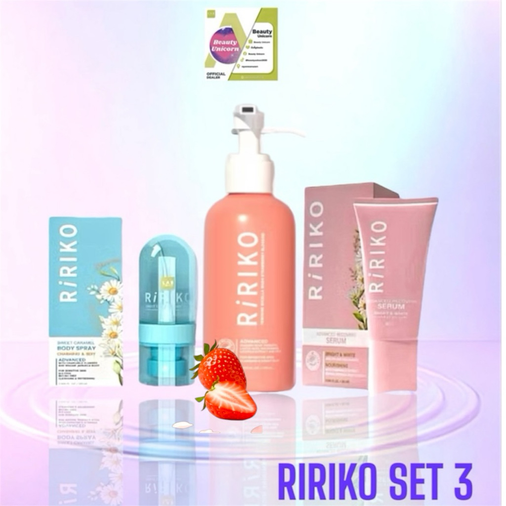 (ส่งด่วน)🍓ริริโกะ เซ็ท RIRIKO SET 3 ชิ้น 🍓ผลิตภัณฑ์สำหรับจุดซ่อนเร้น