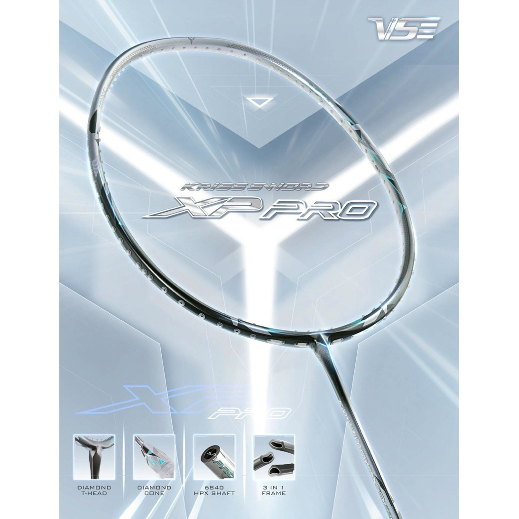 VS ไม้แบดมินตัน รุ่น KRISS SWORD XP PRO แถมครบชุด