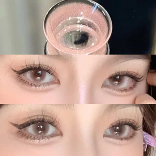 【ซื้อครบ฿120แถมน้ำยาล้าง60ML1ขวด】 MIDROO คอนแทคเลนส์ 0.00-4.00 ไร้ขอบ ขยายรูม่านตา Bunny Brown/Pink/Blue-14.5mm รายเดือน