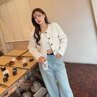 พร้อมส่ง Mira blazer - Everymay เสื้อเบลเซอร์ ผ้าทวิตแขนยาว