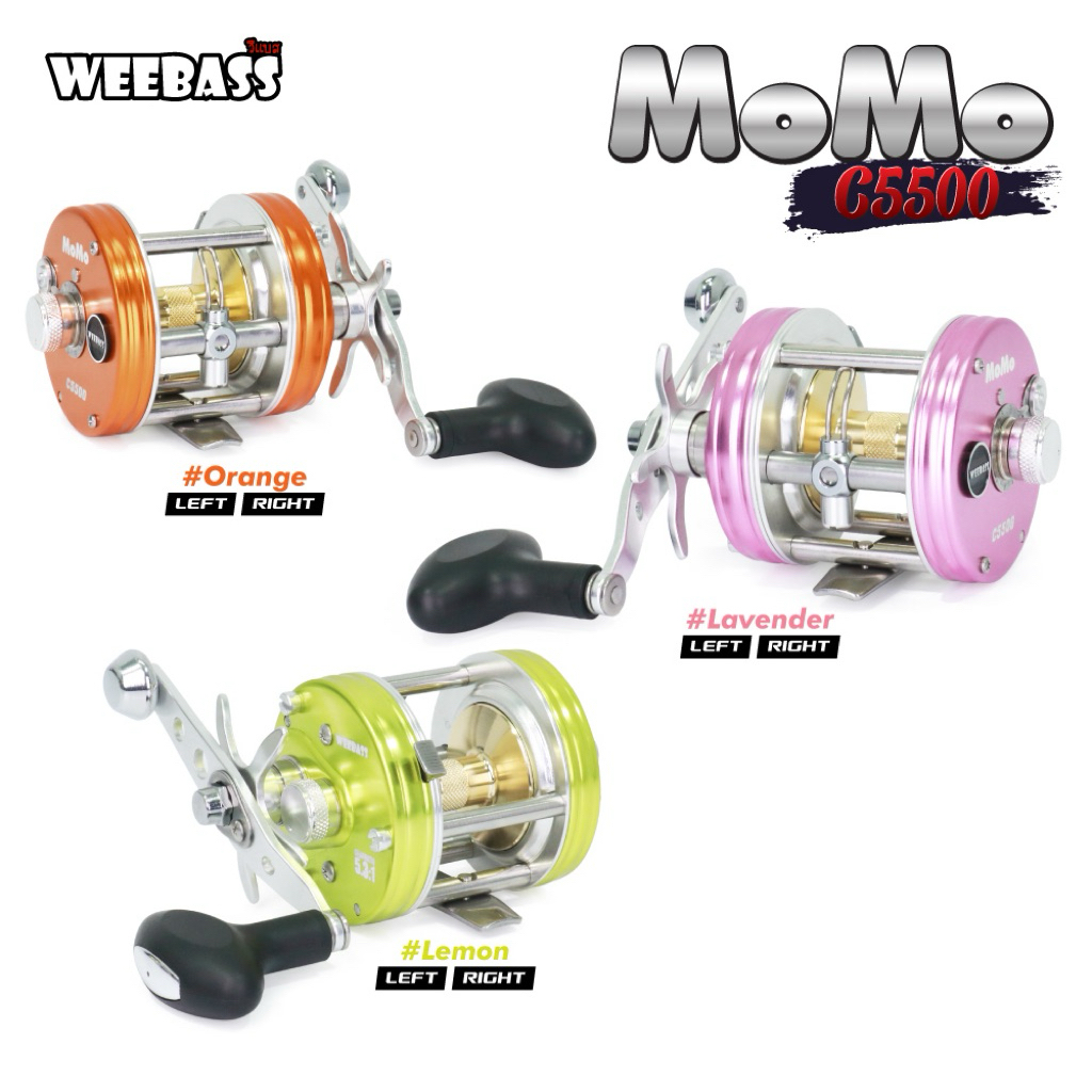 WEEBASS รอก - รุ่น MOMO C5500 รอกเบทหน้าแคบ