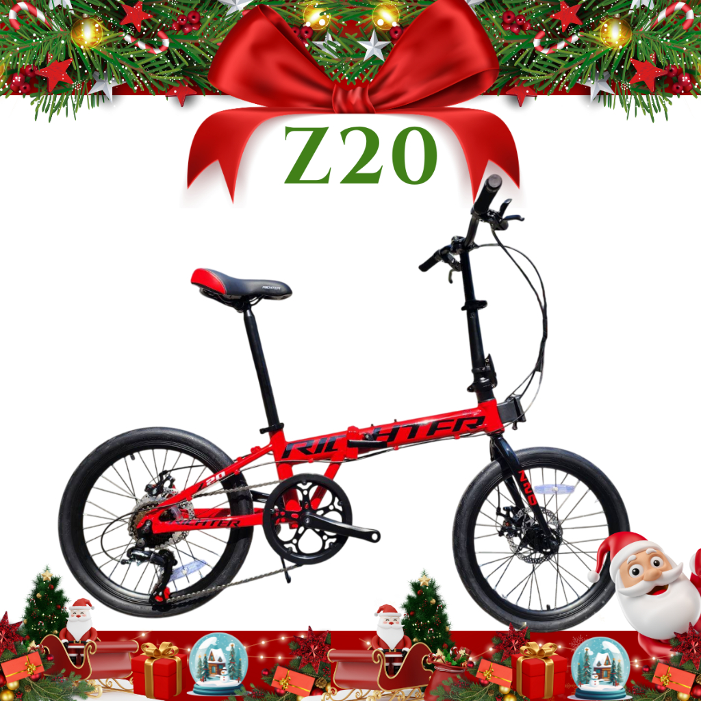 จักรยานพับได้ RICHTER รุ่น Z20 New2024  ขนาดวงล้อ 20 นิ้ว