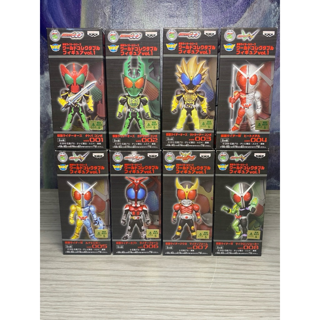 โมเดล มด kamen rider งาน wcf kr 001-008 vol. 1 ลิขสิทธิ์แท้ lot japan มือ 1 (ขายแยก) โปรดอ่านรายละเอียด