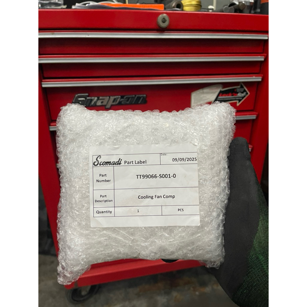 ใบพัดลมจานไฟ Scomadi TL125, TT125i , Technica125