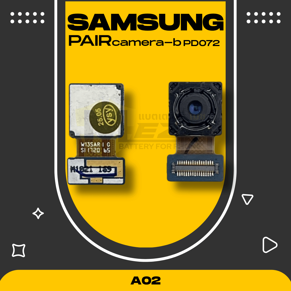 Pair-BackCamera กล้องหลัง VDO Samsung รุ่น A02