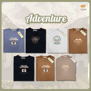 Jarikashop - เสื้อยืดลาย Adventure ( จ277 ) ( งานป้าย.. Jari…