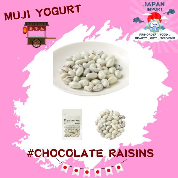 Muji Yogurt Chocolate Raisins; JP Import