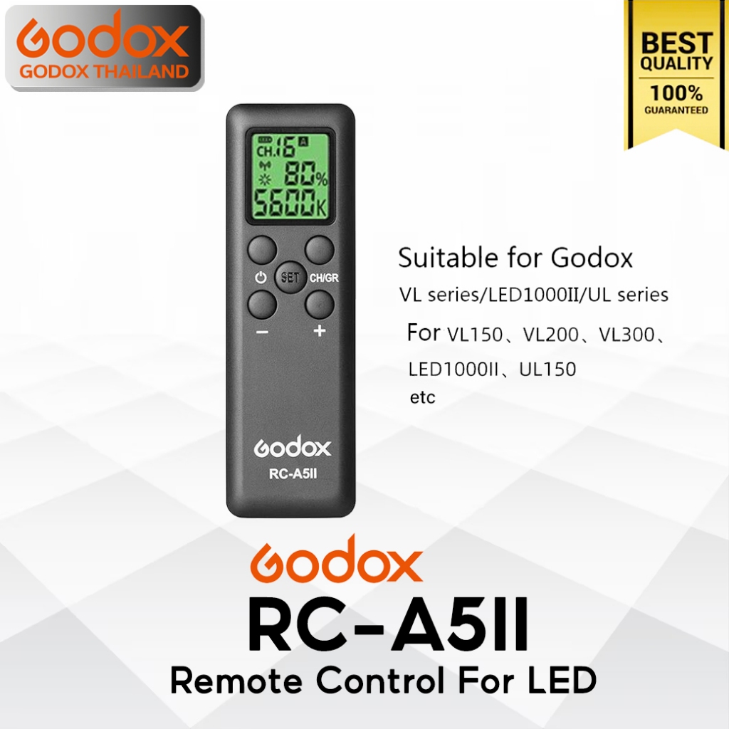 Godox Remote RC-A5II For LED P260C, VL-Series, UL-Series, LED1000II Series / Godox Thailand