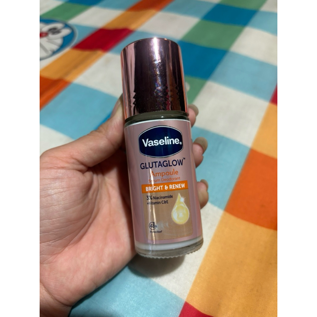 Vaseline Roll-On Serum GlutaGlow Ampoule Deodorant 45ml #Bright & Renew