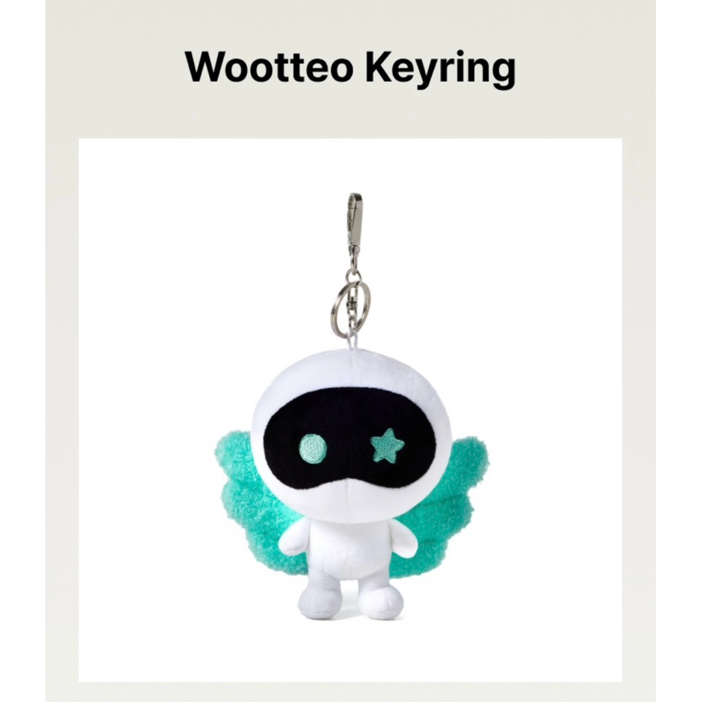 พร้อมส่งในไทย !! JIN BTS Wootteo Keyring พวงกุญแจ