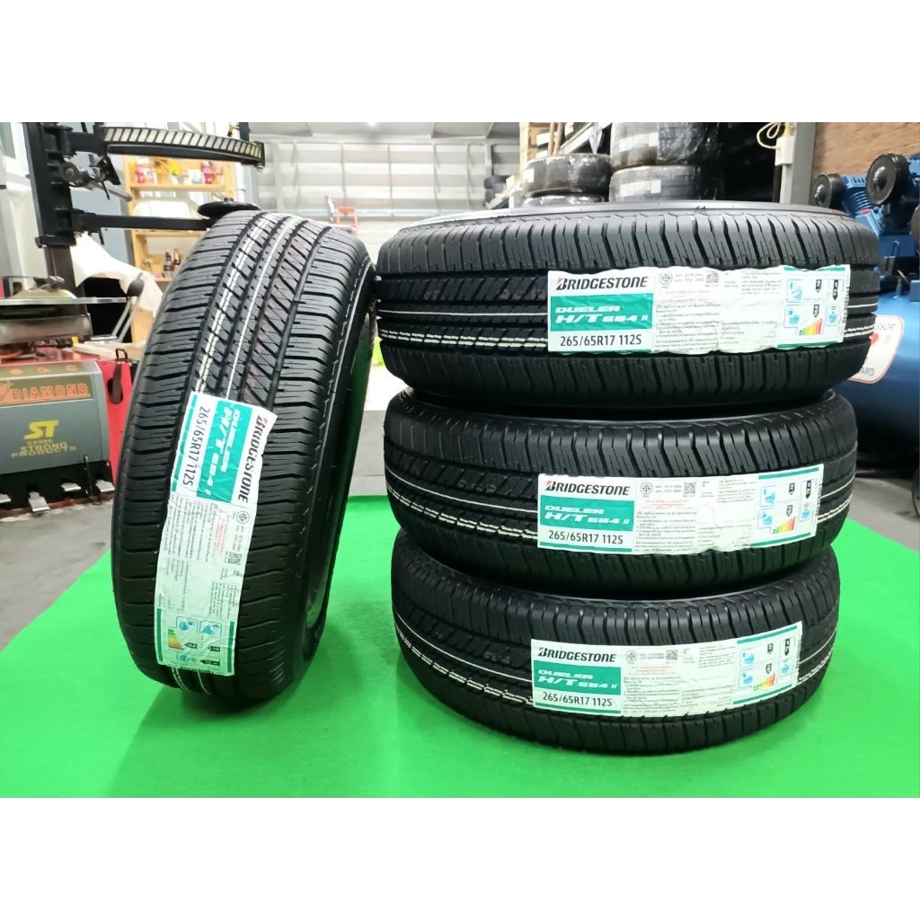 *ราคา 2 เส้น*ยางใหม่ 265/65R17 Bridgestone Dueler HT 684ll ผลิตปลายปี2025 ประกันบวม 2 ปี ส่งฟรีมีปลา
