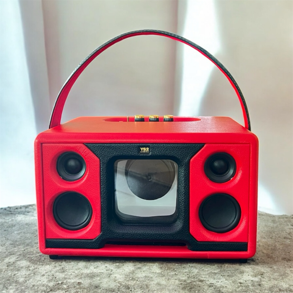 ลำโพงบลูทูธพร้อมฟังแบนพาส 3 นิ้ว ดีไซน์สวย เก๋ (ระบบแบตเตอรี่) (Ys2 audio)
