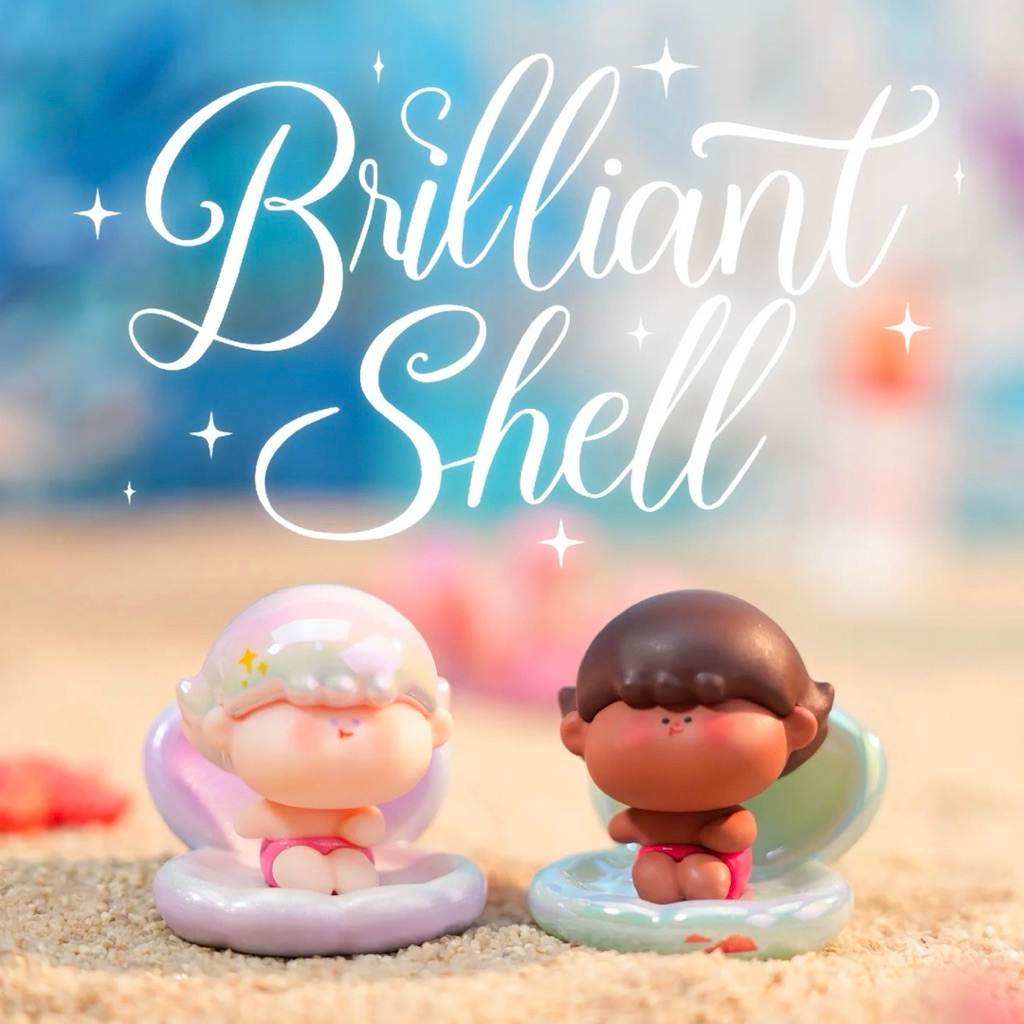 (🐚🪸พร้อมส่งด่วนในไทย) แบบสุ่ม : บีน - Amlls Shell Series  ; 1 ซองได้ 5 เม็ด - รูปที่ 3