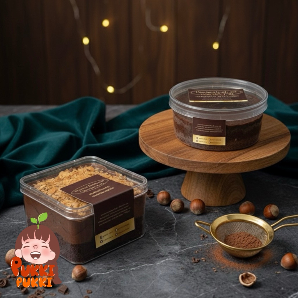Hazelnut Feuilletine Chocolate Cake เค้กช็อกโกแลต เฮเซลนัทเฟยติน