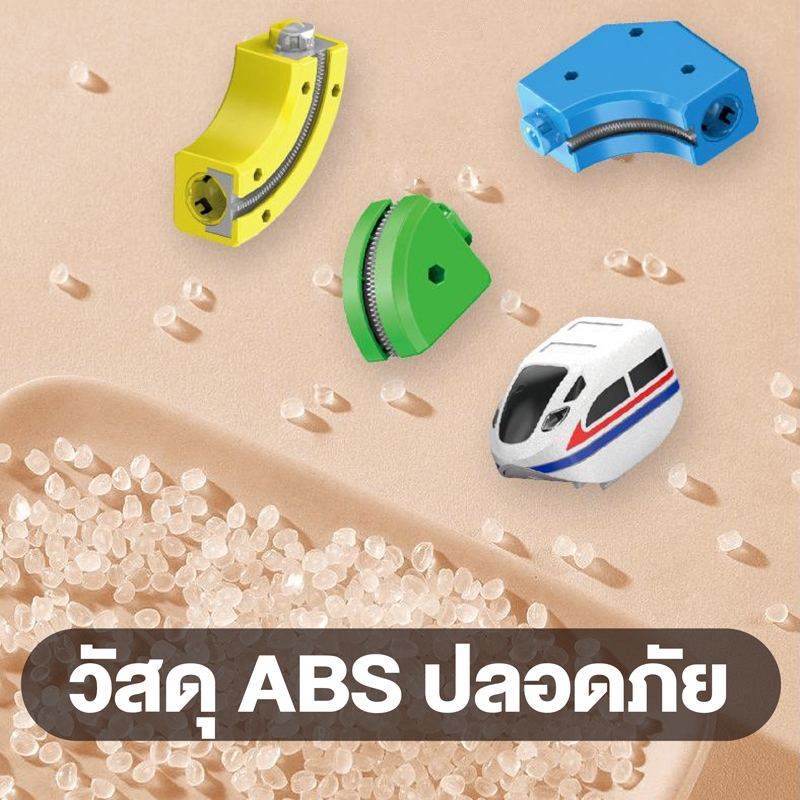 กรุงเทพฯจัดส่ง  3Dชุดรางรถไฟขนาดใหญ่ รถรางUSBดีไซน์ติดตั้งง่าย ความทนทานนานของขวัญสำหรับเด็ก - รูปที่ 6