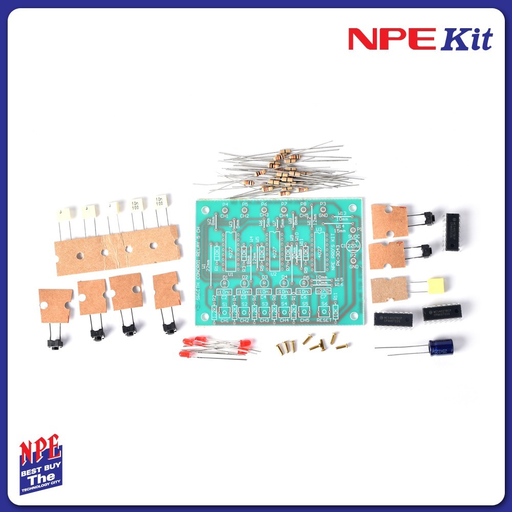 NPE KIT SWITCH CONTROL RELAY 5CH PK-3043 ไม่ลงปริ้นท์