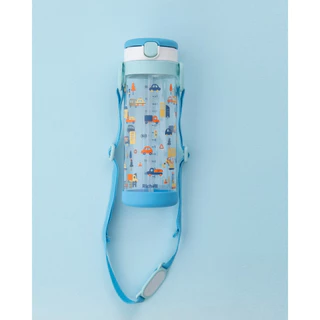 Richell (ริเชลล์) แก้วหลอดดูดกันสำลัก คว่ำไม่หก รุ่นAQ- Aqulea (320 มล.) ลายใหม่