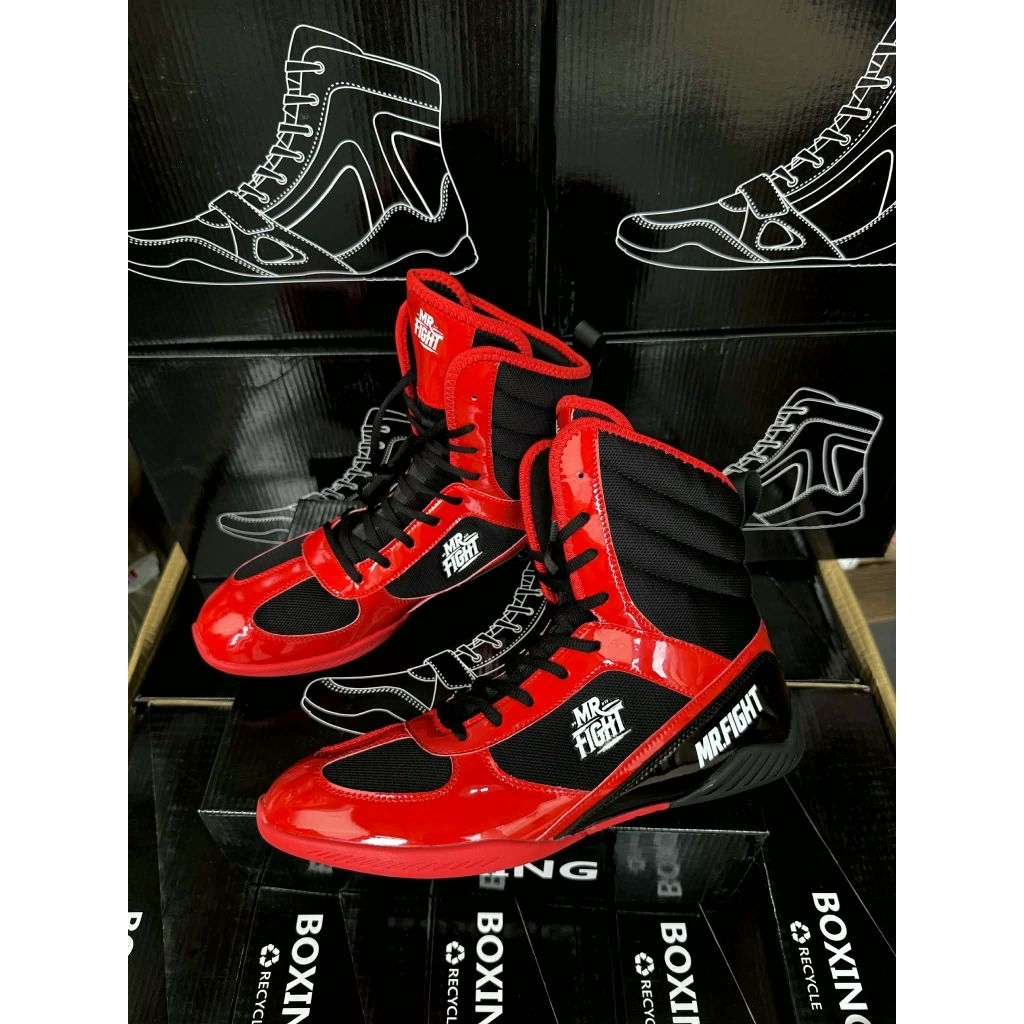 รองเท้ามวยสากล MR.Fight *(สินค้าใหม่) พร้อมส่ง Size 39-47