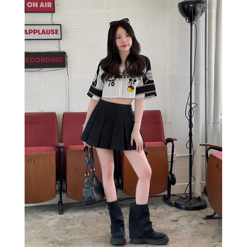 (มือ1) XL และ XXL เซ็ตกระโปรงมิ้กกี้ Un reve งานตามหา 🖤