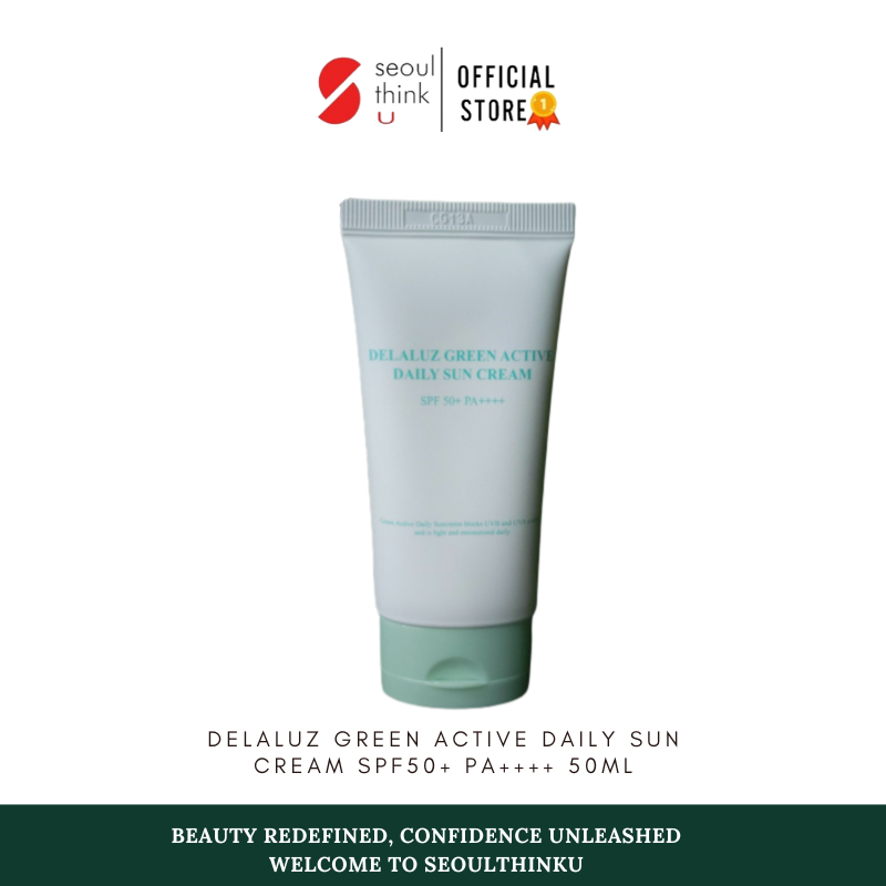 (EXP 12.07.2026) Delaluz Green Active Daily Sun Cream SPF50+ PA++++ 50ml