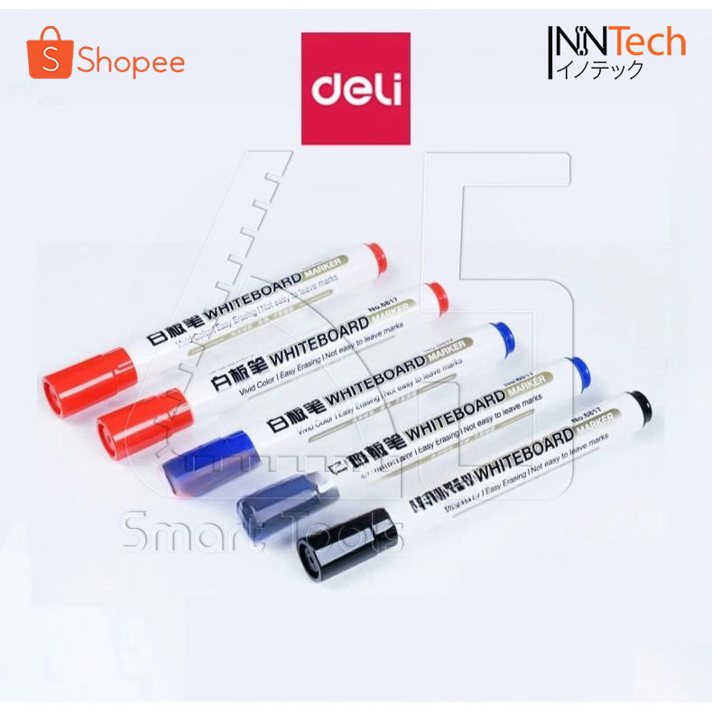 [ลดพิเศษ] ปากกาไวท์บอร์ด ปากกาเขียนกระดาน ไวท์บอร์ด กระดานไวท์บอร์ด Whiteboard Pen ลบได้ เติมหมึกได้ (สีแดง)