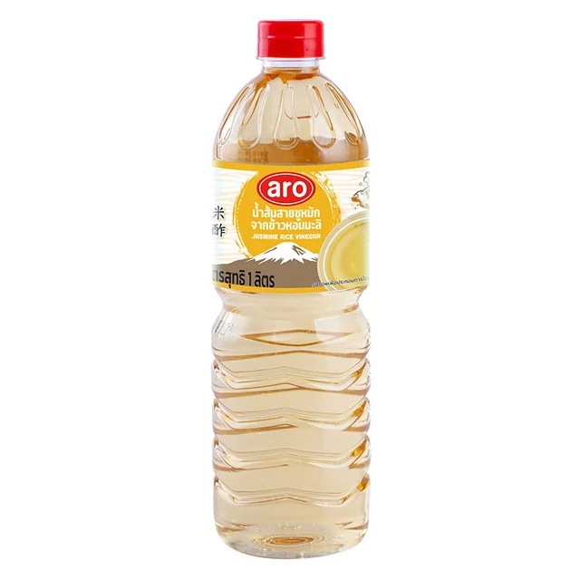 น้ำส้มสายชูหมักข้าวหอมมะลิ  4.5% 1 ลิตร เอโร่ Jasmine Rice Vinegar 1000ml