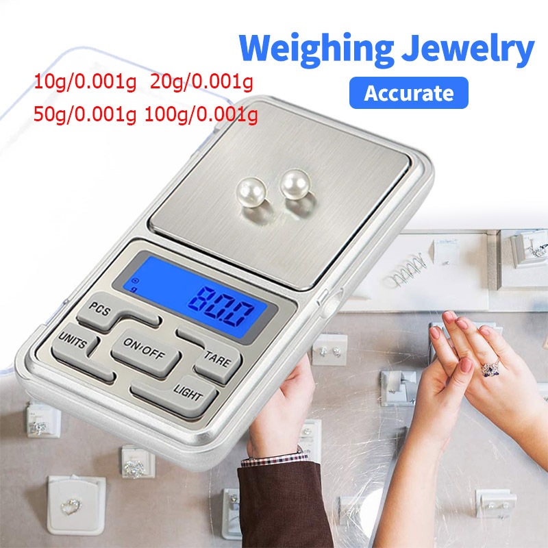 เครื่องชั่งเครื่องประดับ ตาชั่งดิจิตอล ขนาด 0.01g-200g Mini Digital Scale