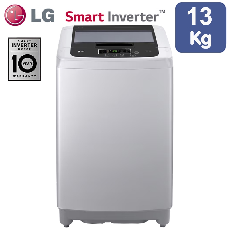 LG เครื่องซักผ้าฝาบน ระบบ Smart Inverter ขนาด 13 KG. รุ่น T2313XTRA