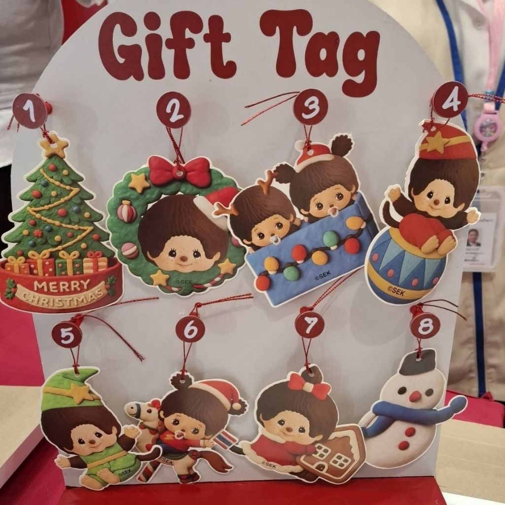 Gift Tag การ์ดมอนชิชิ Monchhichi การ์ดอวยพรมอนชิชิ การ์ดม่อนชิชิ