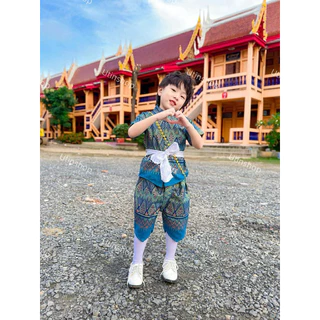 ชุดไทยเด็กท่านขุน แถมคาดเอว หล่อมาก 1-6ปี
