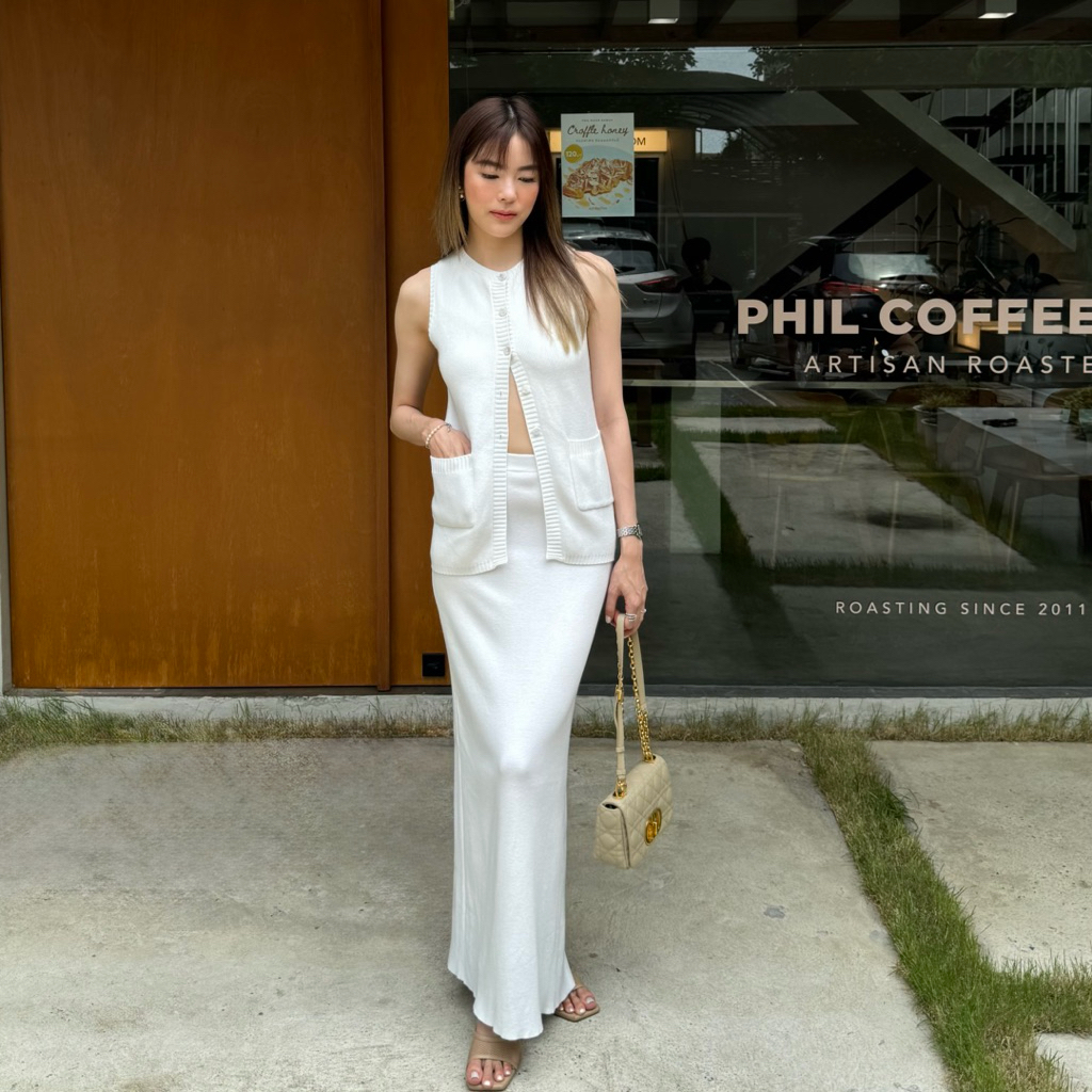 Lily Set ชุดเซ็ทผ้าknitting(ขายแยกชิ้น)