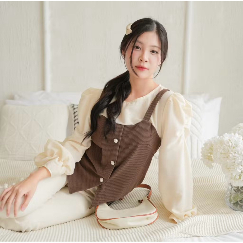 DAILYLOOK.SM - Bagel top🤎( ไม่เคยใส่ ซักเก็บ )